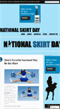 Mobile Screenshot of nationalskirtday.com